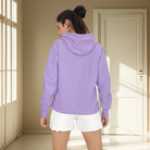 Iris Lavender hoodie for women