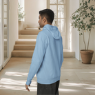 Baby Blue Men’s streetwear hoodie