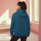 Navy Blue Back pose hoodie