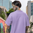 men’s printed streetwear tee iris lavender version