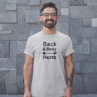 gymming vibe printed t-shirt for men white