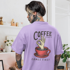 Men’s oversized back printed streetwear t-shirt
