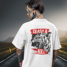 Trendy Streetwear Back Print Cotton T-Shirt for Men