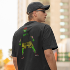 Men’s BAESD oversized graphic back print t-shirt casual streetwear