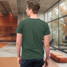 men’s gymming vibe text printed t-shirt