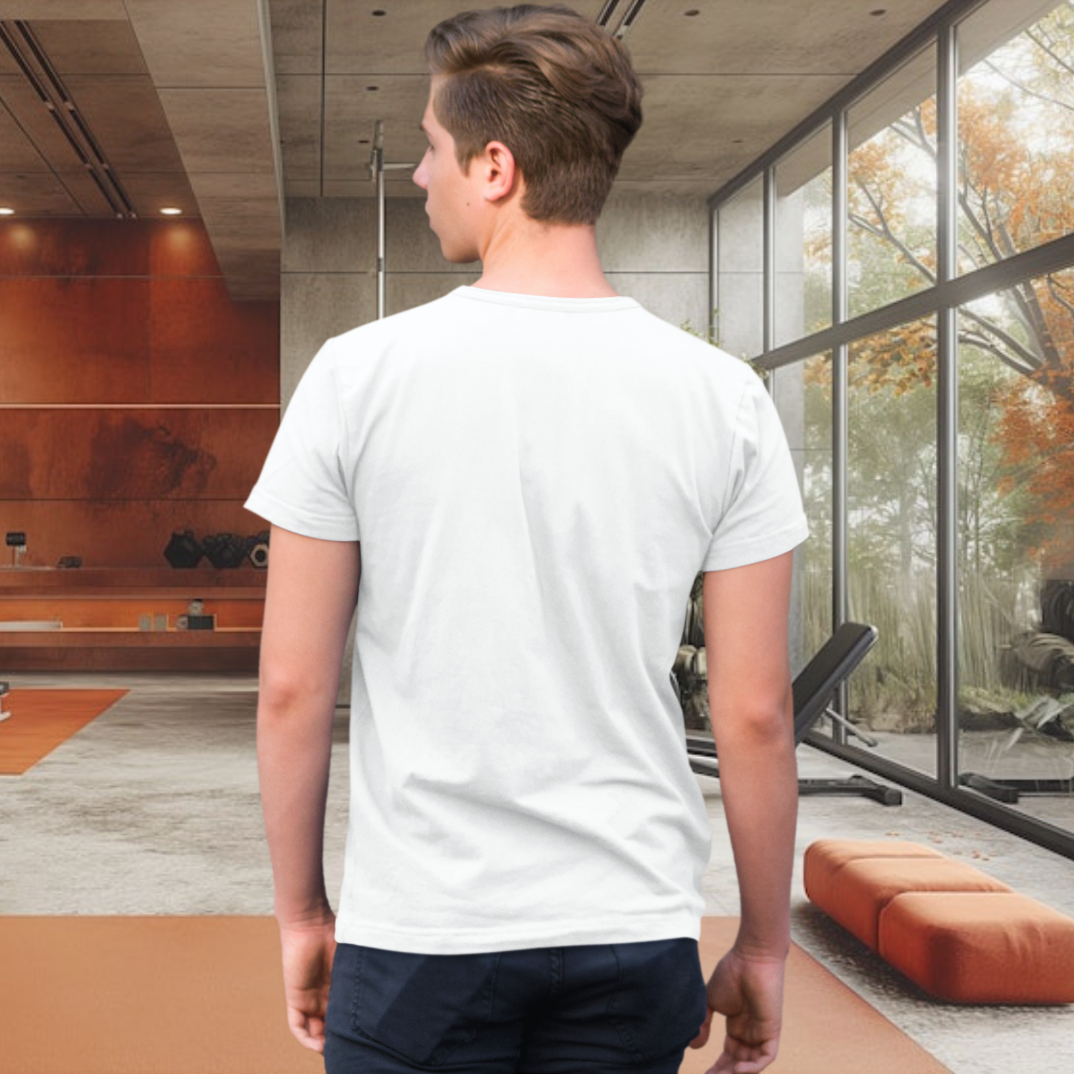 men’s streetwear gymming vibe t-shirt cotton 100% combed