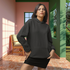 Black hoodie for women