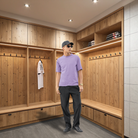 Iris Lavender Men’s Oversized Tee