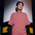 Dusty Rose Oversized T-Shirt for Men