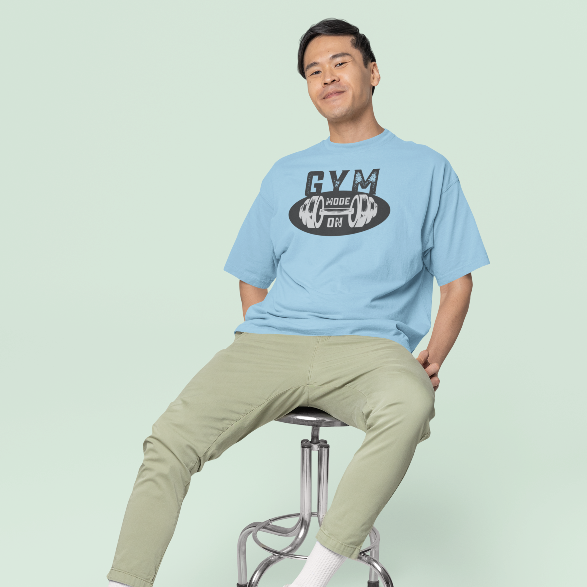 gym wear oversized tee for men