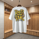 Cotton Oversized Back Print T-Shirt for Men