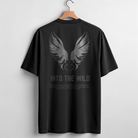 men’s streetwear oversized black motivational graphic tee