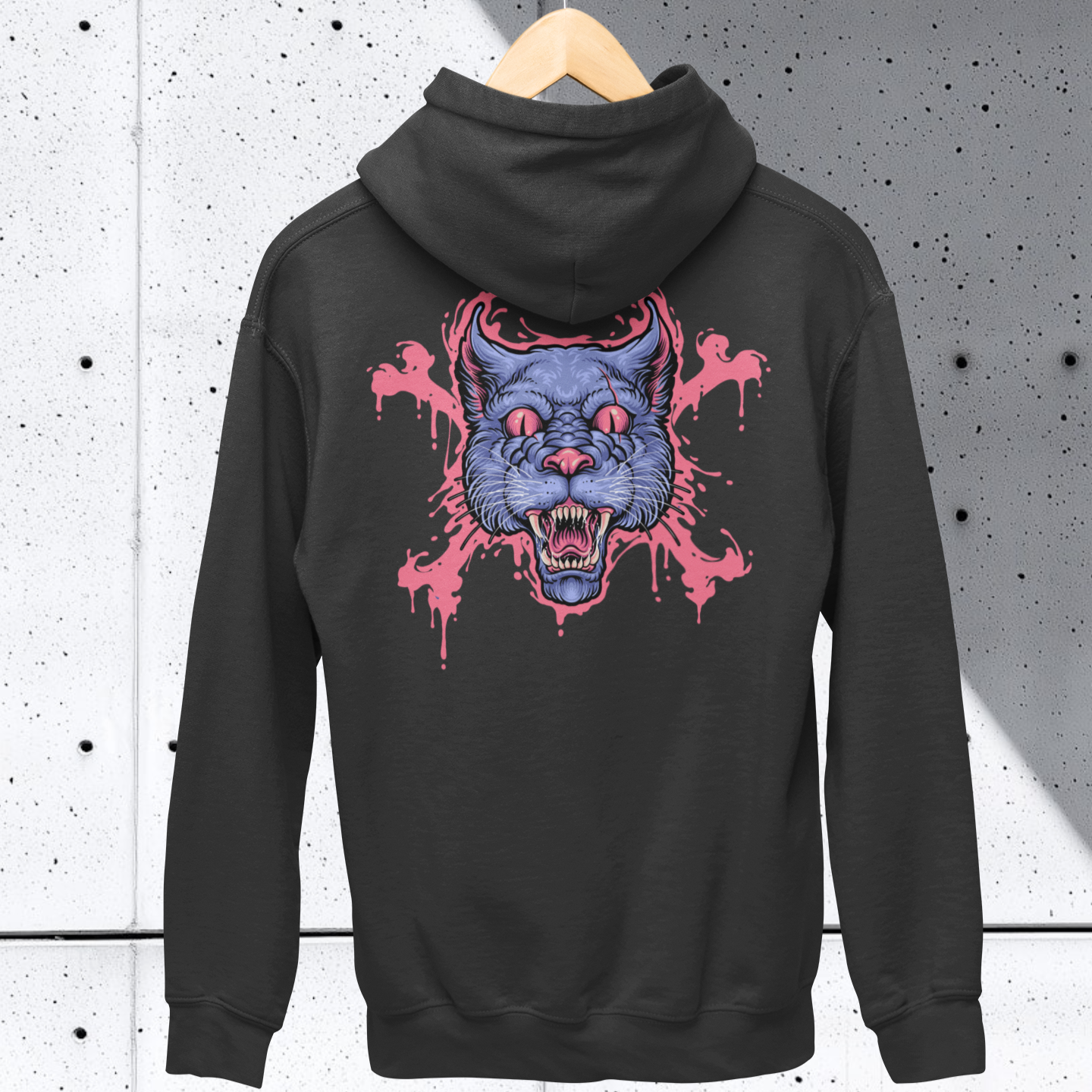 back print on women’s hoodie