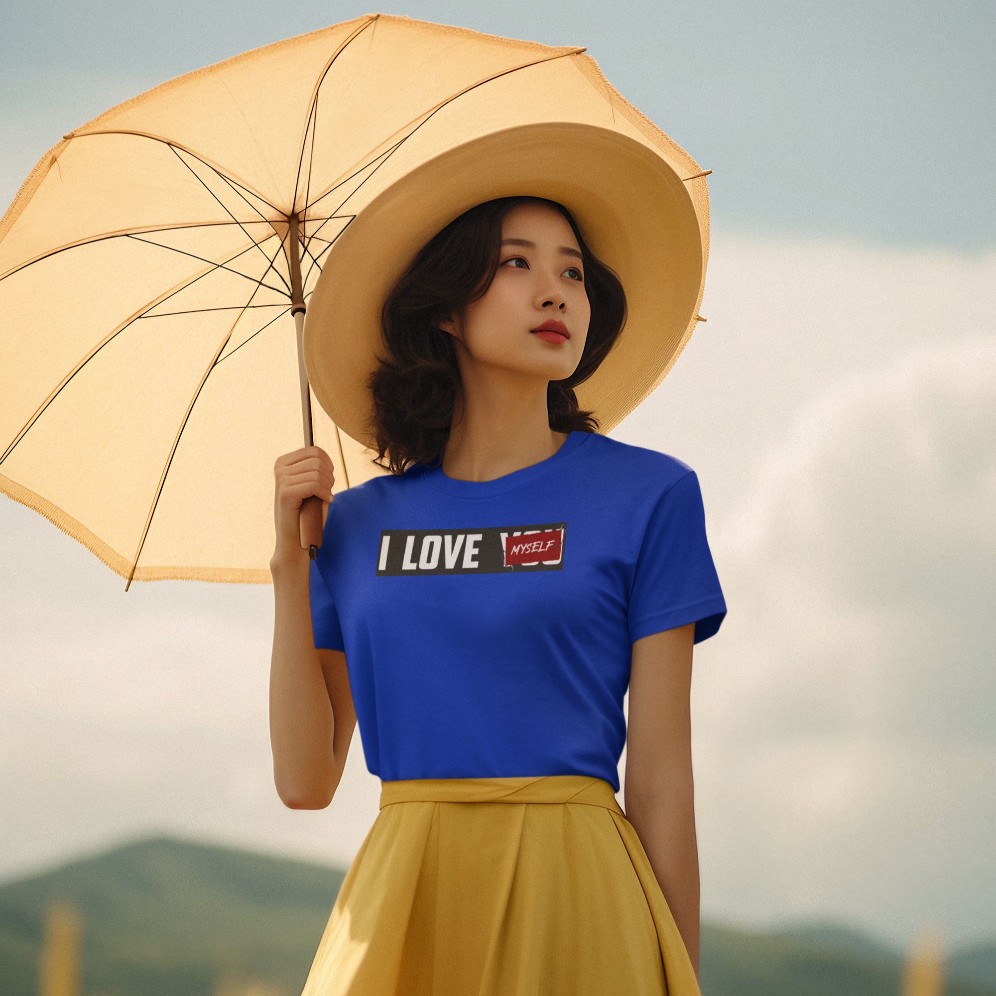 Women printed round neck half sleeve T-Shirt