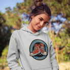 women graphic printed hoodie monogram