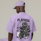 Kyloug Men’s Oversized Printed Tee for Streetwear Look