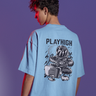 Trendy Oversized Back Print Men’s T-Shirt