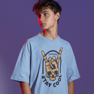printed streetwear tee for men oversized fit