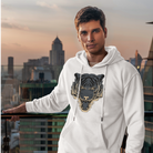 Men’s classic fit hoodie with tiger graphic on back