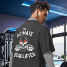 oversized round neck t-shirt with a graphic print