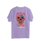 'AMERICAN SHEEPDOG' Men’s Oversized Back Printed Streetwear T-Shirt – Iris Lavender