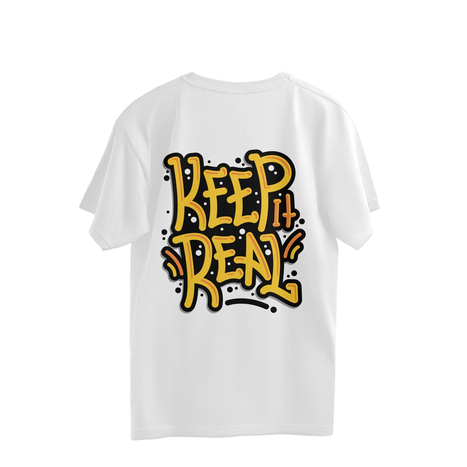 Bold Back Print Oversized T-Shirt for Street Style