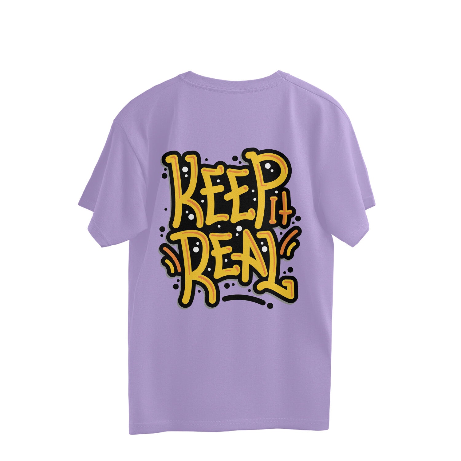 Men’s Oversized Back Printed T-Shirt for Daily Wear