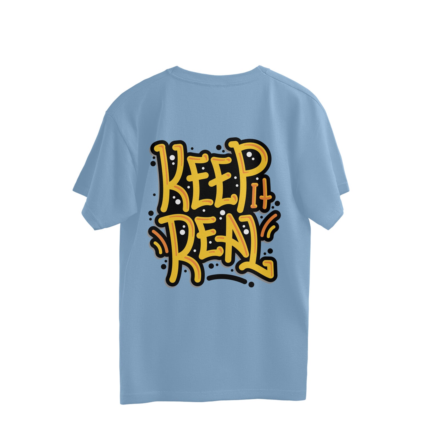 Stylish Oversized Back Printed T-Shirt for Men