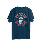 Graphic Back Printed Oversized Tee for Men