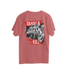 Cotton Oversized T-Shirt with Graphic Back for Men