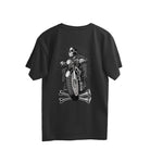 men's oversized streetwear t-shirt with back design"