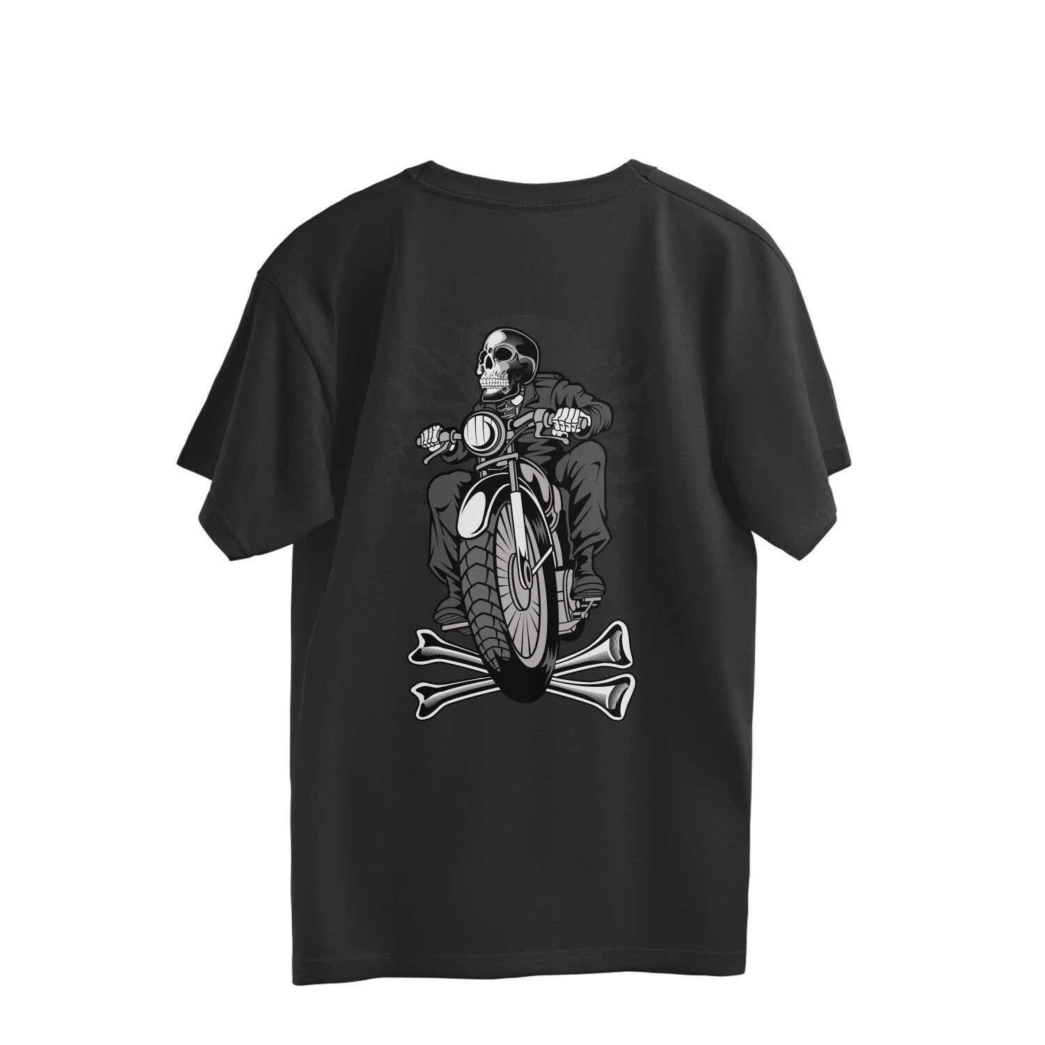 men's oversized streetwear t-shirt with back design"