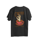 Comfort oversized tee with back design