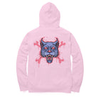 Back print detail on women’s classic hoodie