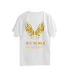 men’s oversized graphic tee black with inspiring text