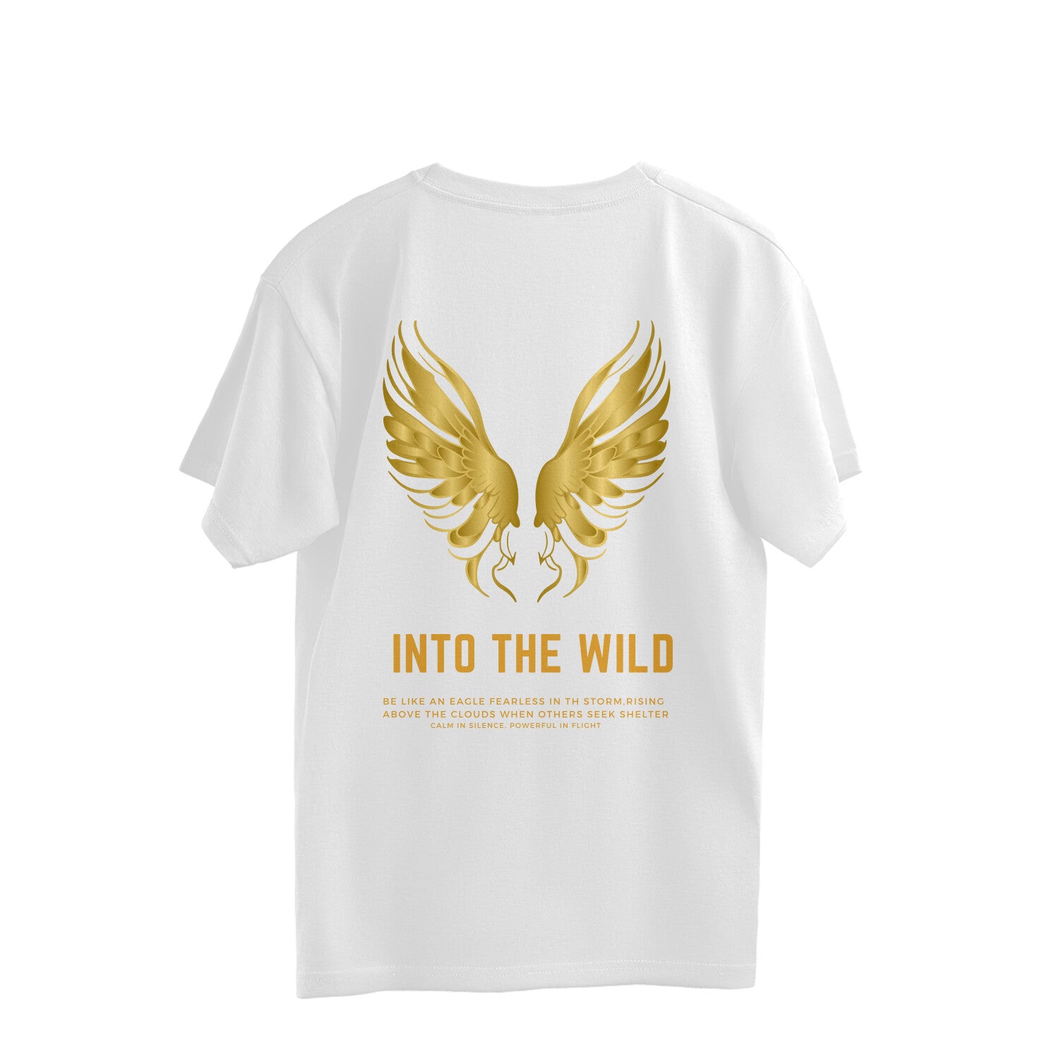 men’s oversized graphic tee black with inspiring text