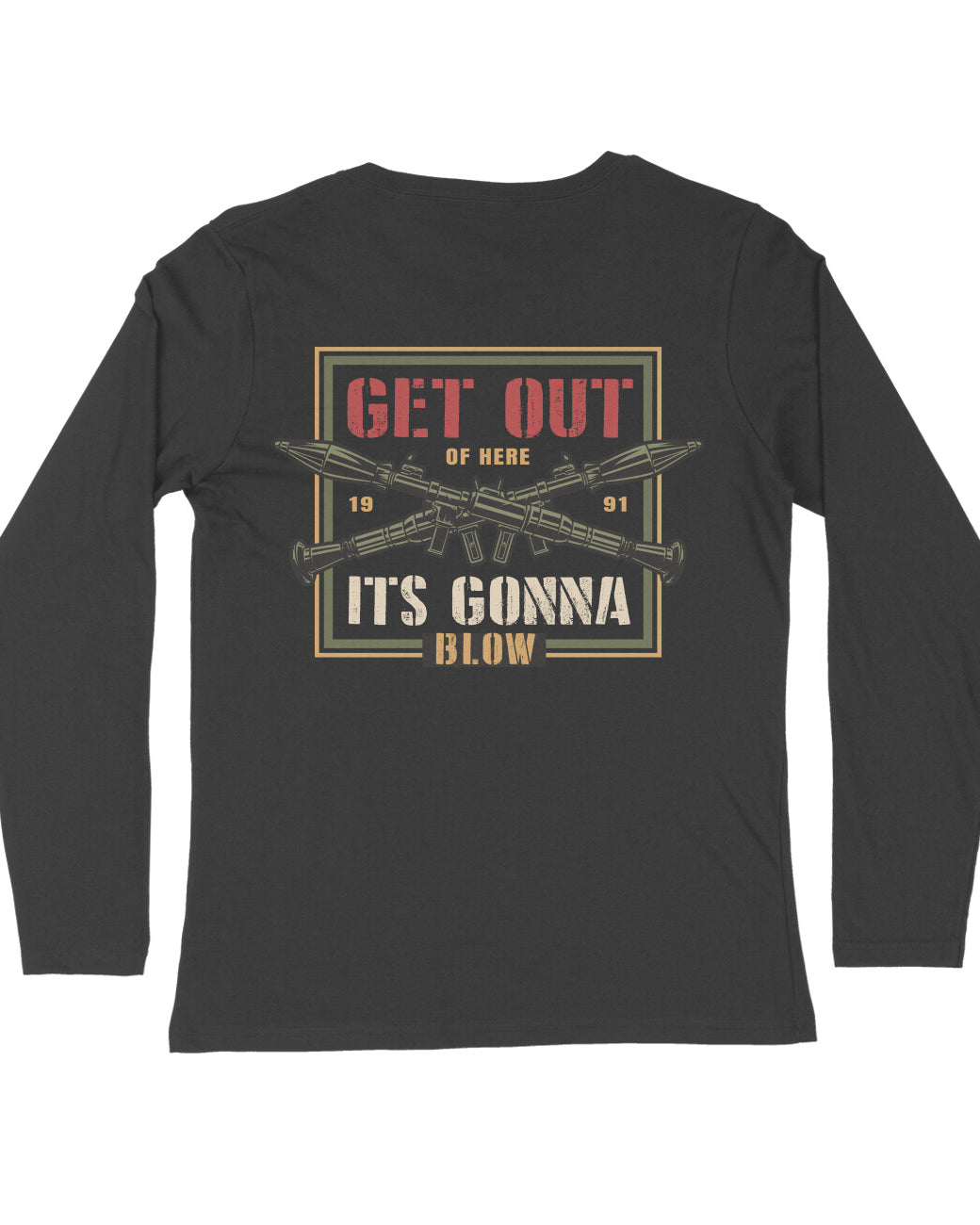 Streetwear black graphic t-shirt for men