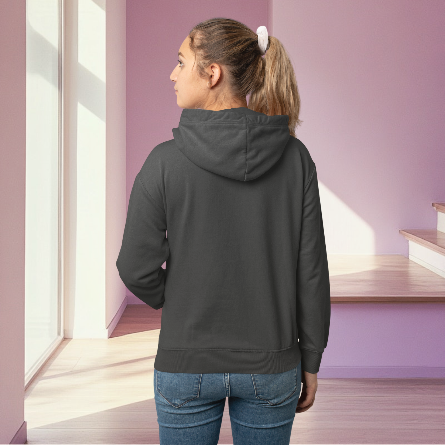women hoodie monogram graphic trend