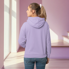 Iris Lavender women monogram streetwear hoodie