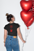 Women’s Spider Back Printed Classic Fit Half Sleeve Round Neck T-Shirt