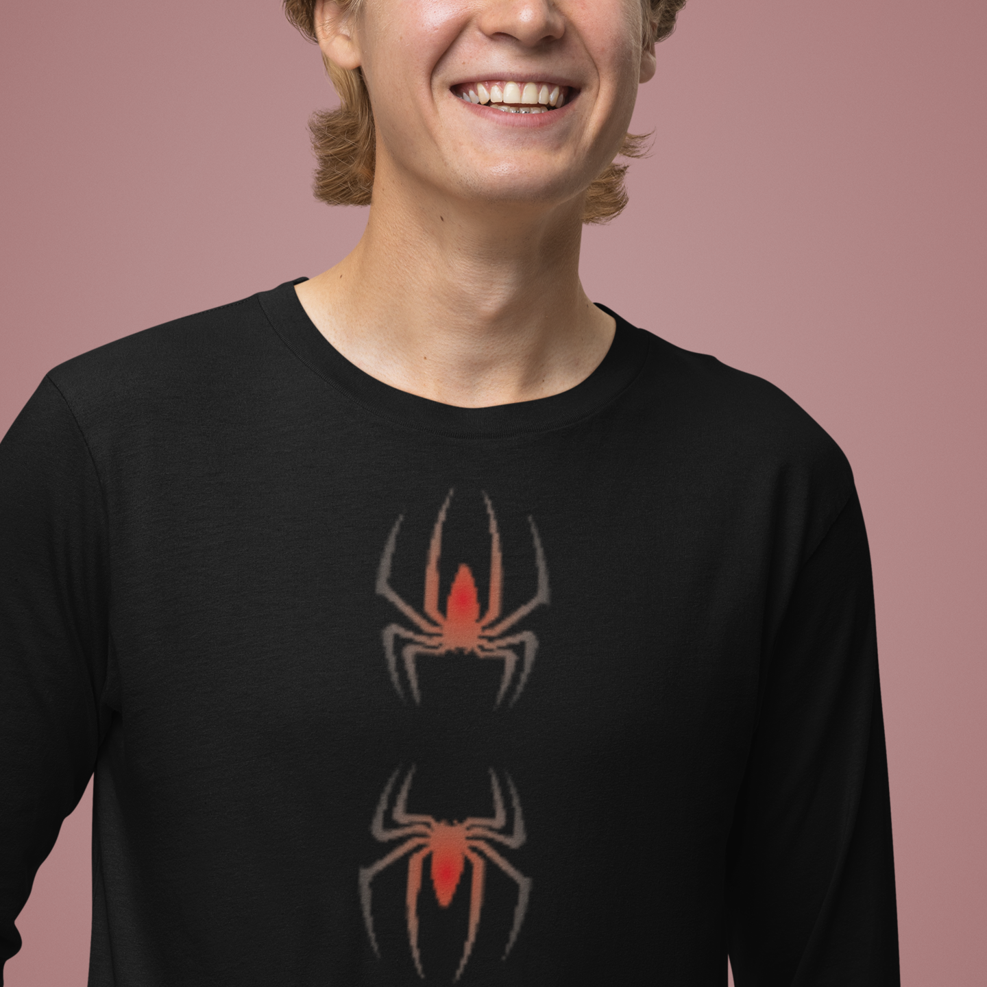 Spider Full Sleeve Round Neck Tshirt for Men