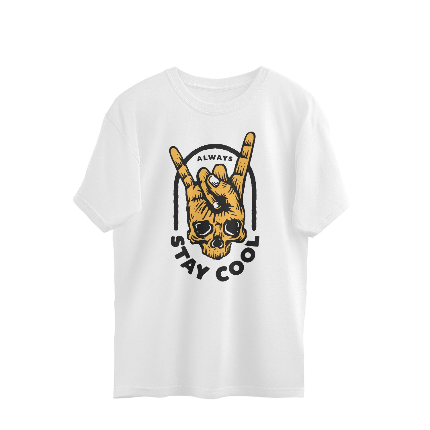 men streetwear print tee relaxed fit