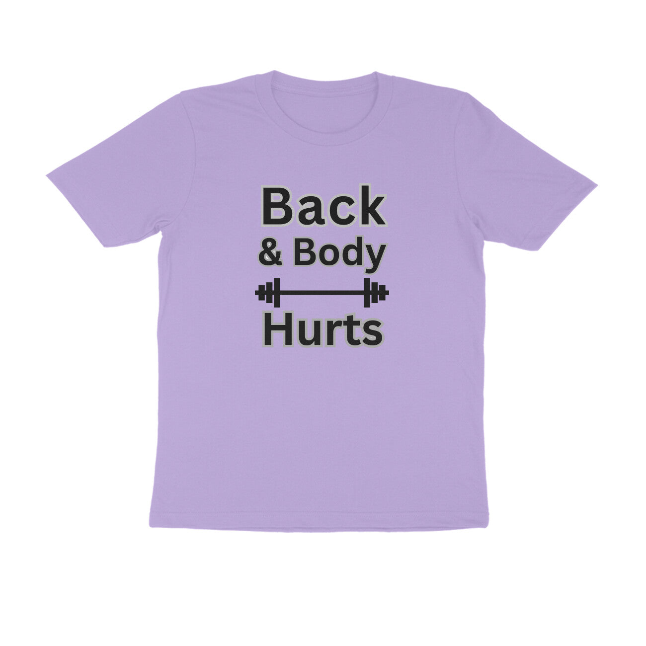 men’s gymming vibe text printed crew neck t-shirt cotton jersey