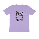 men’s gymming vibe text printed crew neck t-shirt cotton jersey