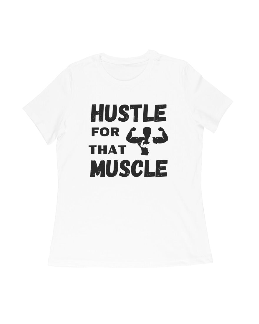 motivational printed gym t-shirt for women crew neck fitness apparel