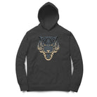 Men’s fashion hoodie, tiger-themed back design