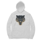 Printed streetwear hoodie with tiger