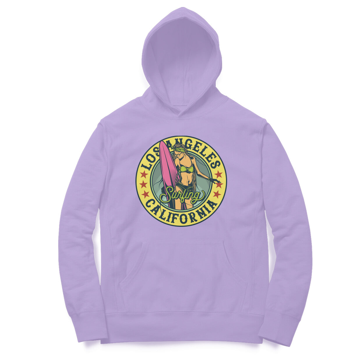 women california graphic hoodie soft fabric