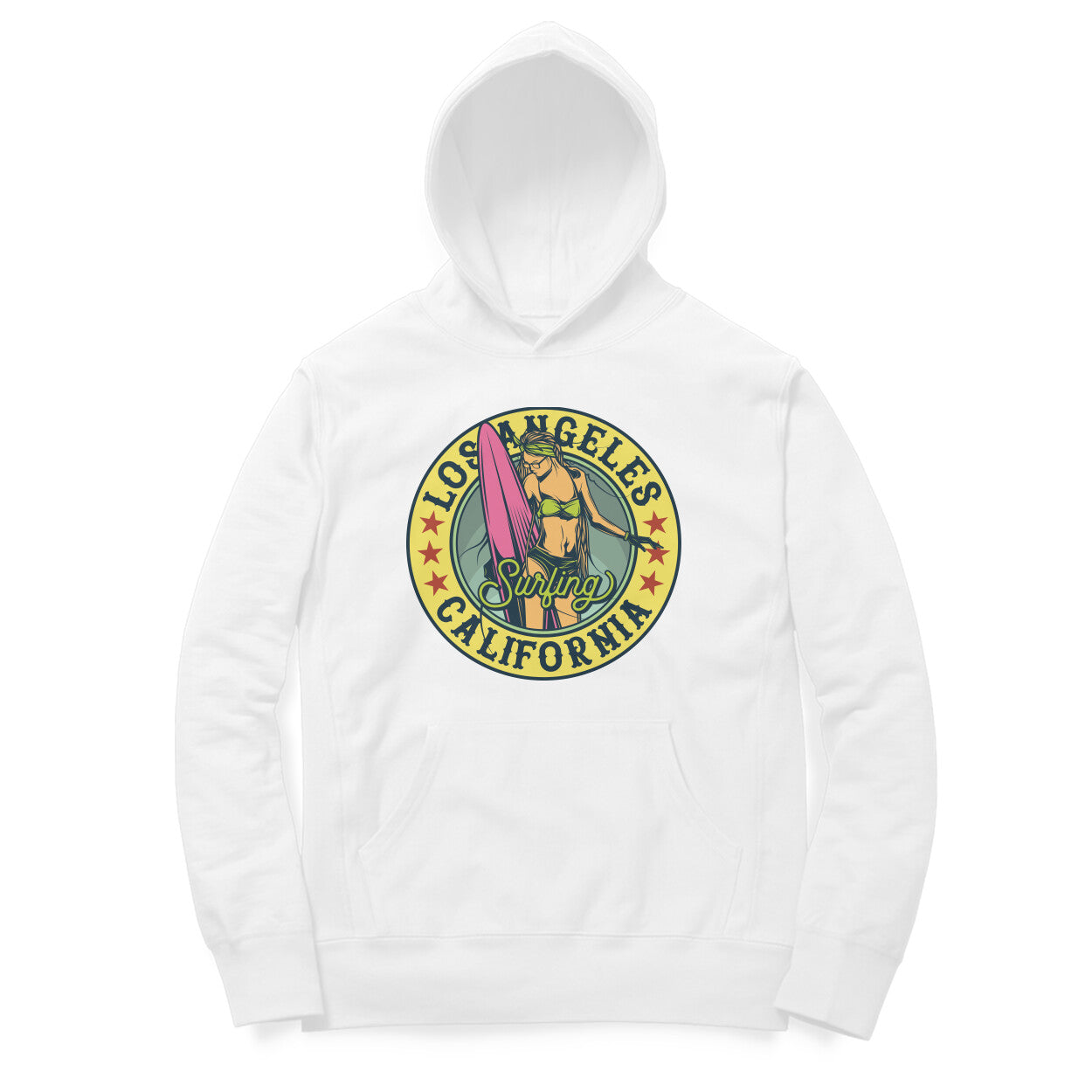 women california graphic hoodie street style