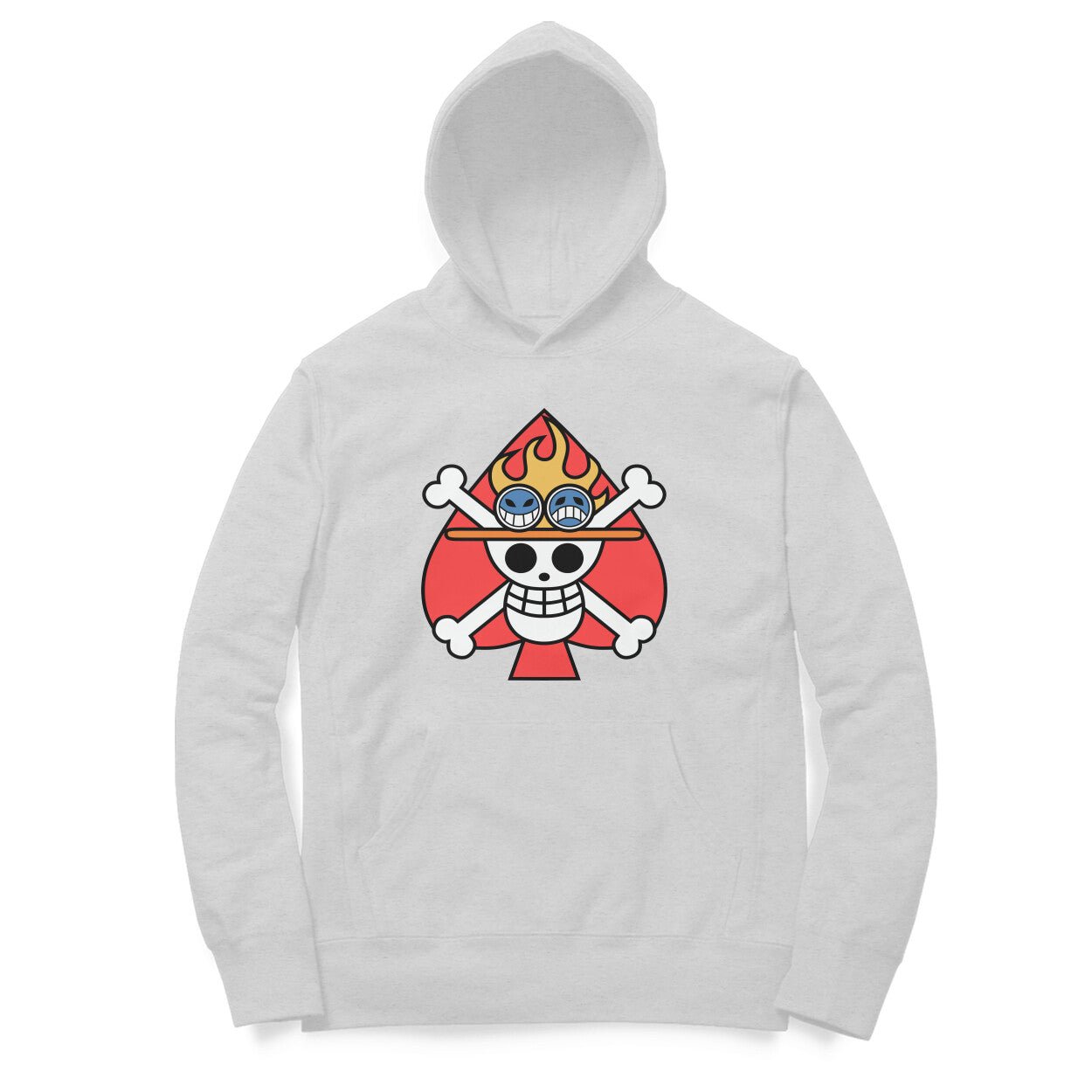 Streetwear hoodie for women with hat skull print